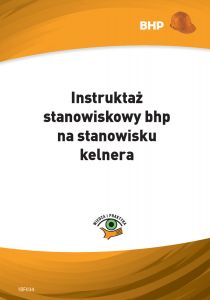 Instruktaż stanowiskowy bhp na stanowisku kelnera