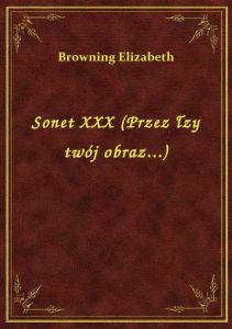 Sonet XXX (Przez łzy twój obraz...)