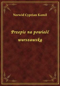 Przepis na powieść warszawską