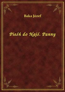 Pieśń do Najś. Panny