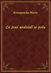 Co Staś widział w polu