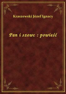 Pan i szewc : powieść
