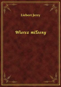 Wiersz miłosny