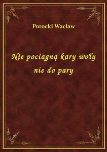 Nie pociagną kary woły nie do pary