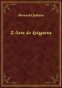 Z listu do księgarza