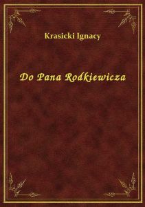 Do Pana Rodkiewicza