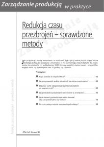 Redukcja czasu przezbrojeń - sprawdzone metody