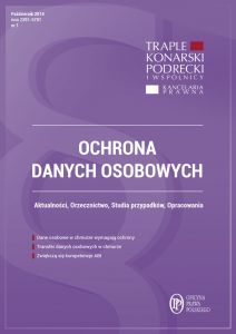 Ochrona danych osobowych - wydanie październik 2014 r.